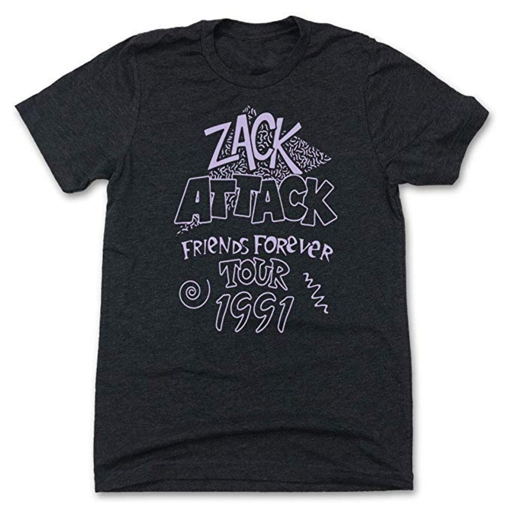 Zack Attack Friends Forever Tour 1991 T-Shirt